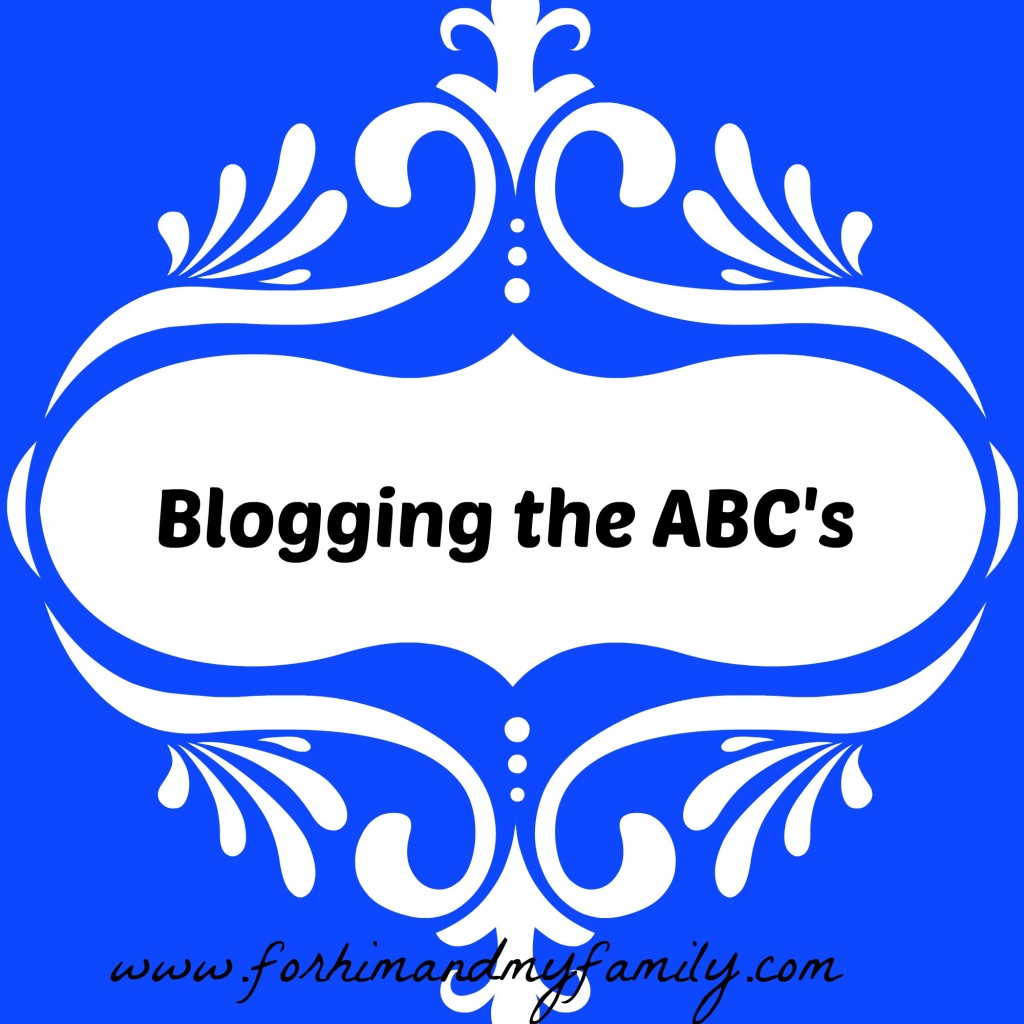 Blogging the ABCs - a new blog series