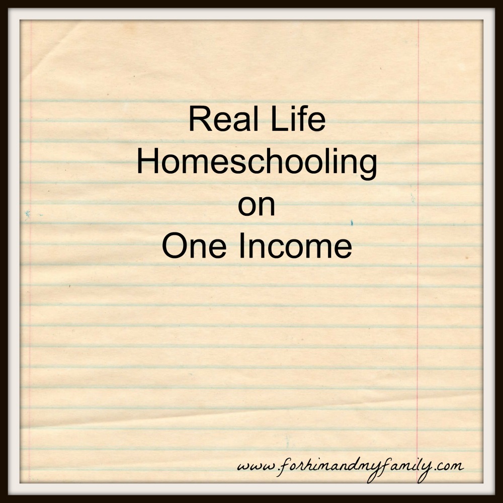 homeschooling on one income