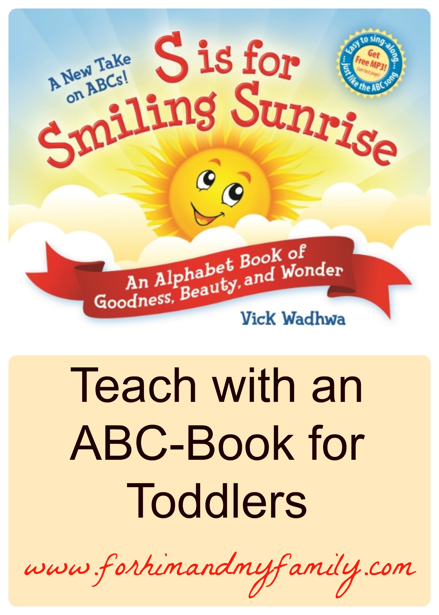 teach with an abc-book for toddlers