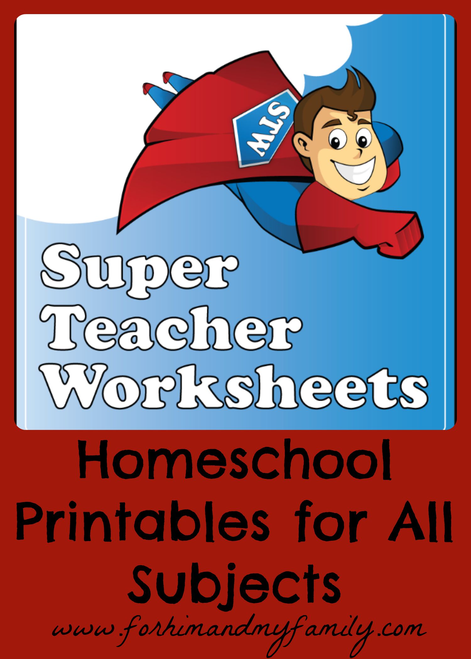 Homeschool Printables for All Subjects