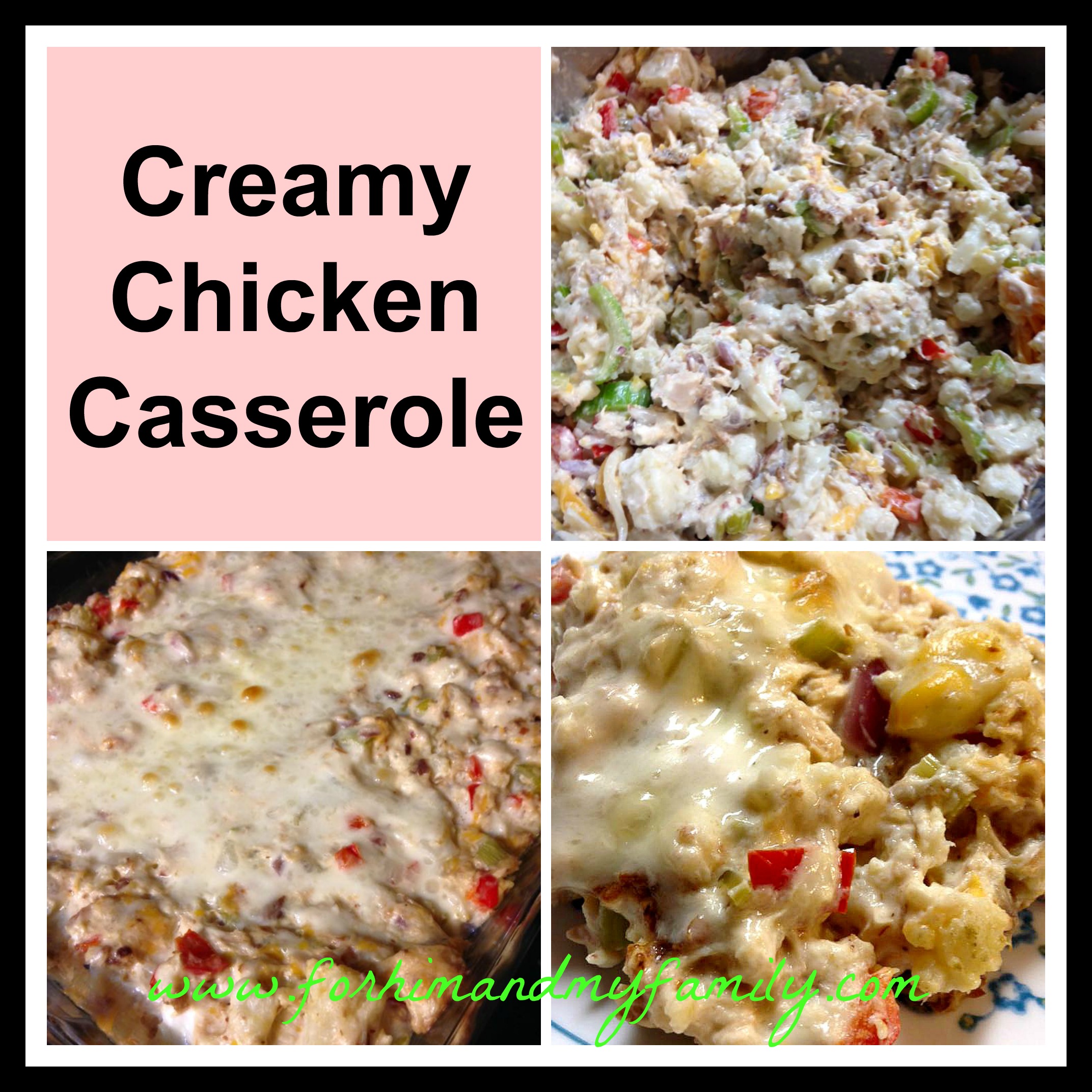 Creamy Chicken Casserole Recipe (THM S Meal)