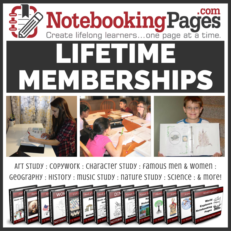 Homeschool Notebook Pages