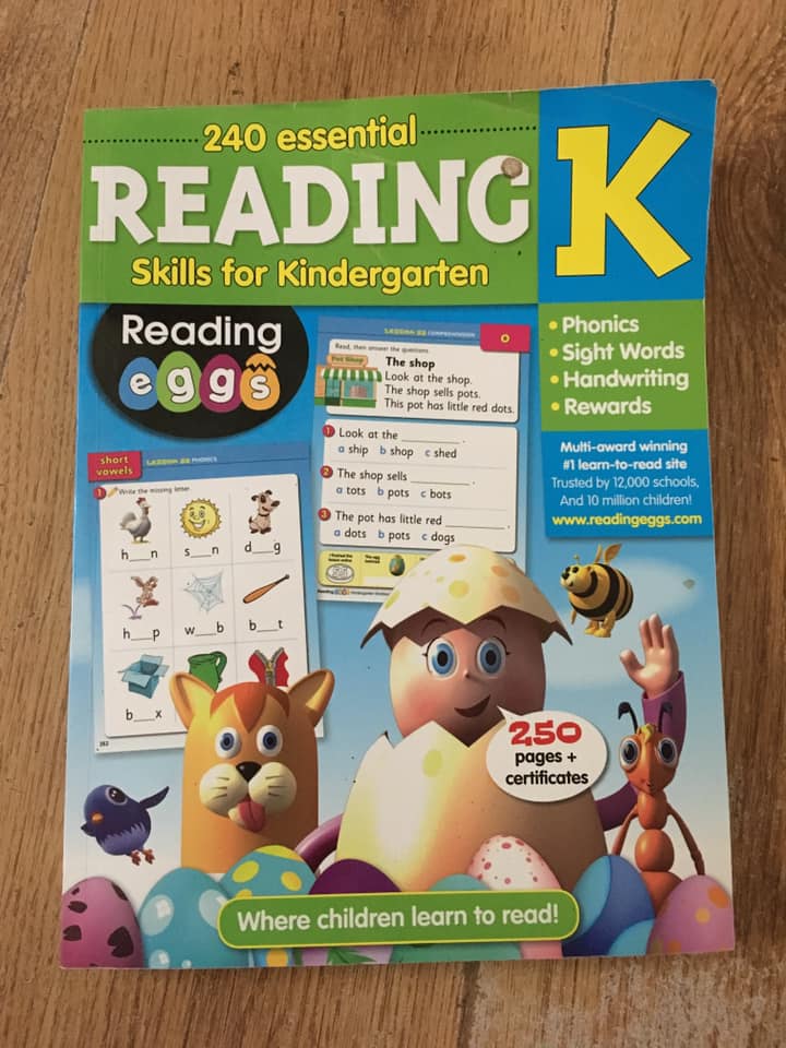 Reading Eggs Kindergarten Workbook
