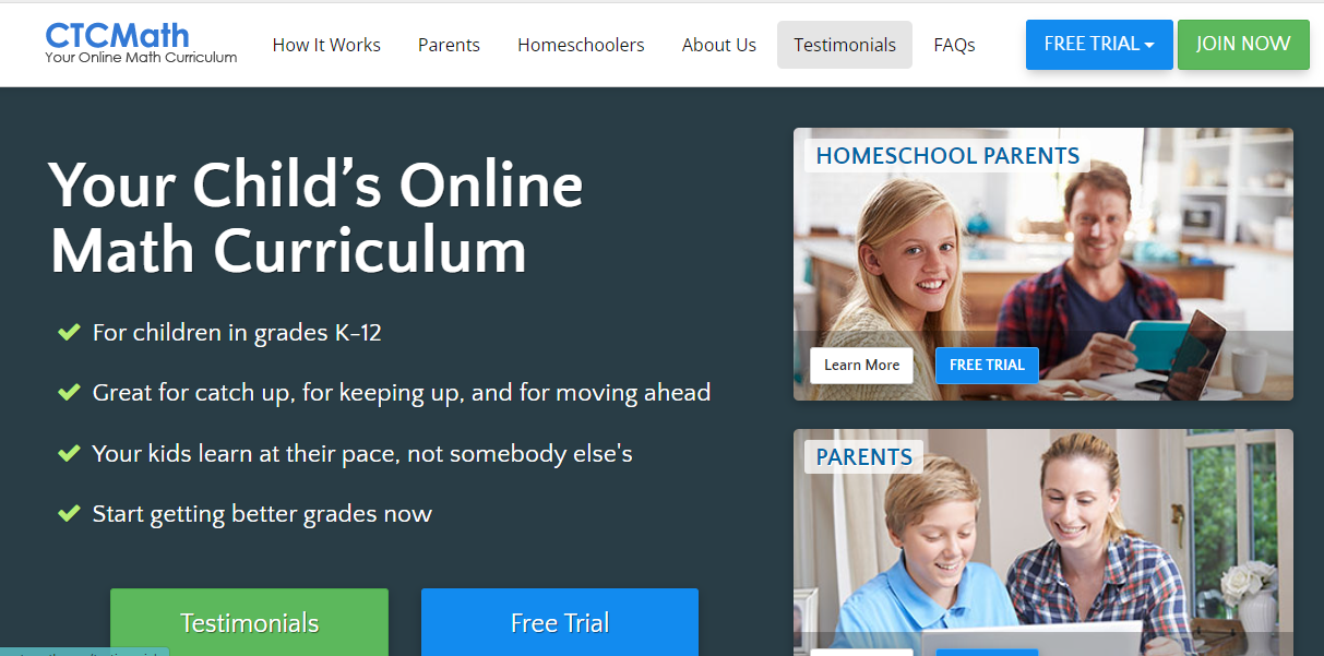 Online Math for All Ages